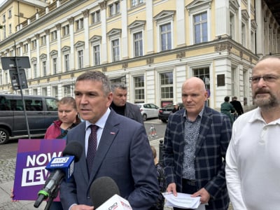 2024 06 04 Konferencja prasowa w Radio Wrocław Arkadiusz Sikora